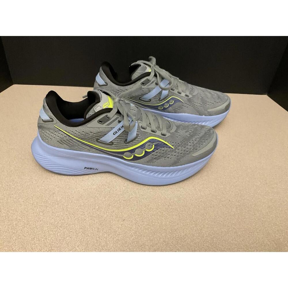 New! Womens Saucony  Guide 16 Fossil/Ether Running Shoes. Size 7. Awesome Shoes!